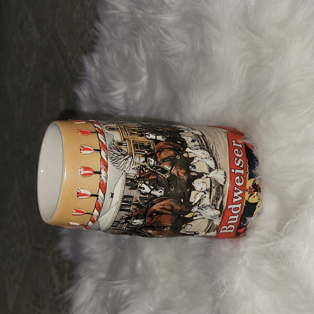 Budweiser Holiday Stein 1986